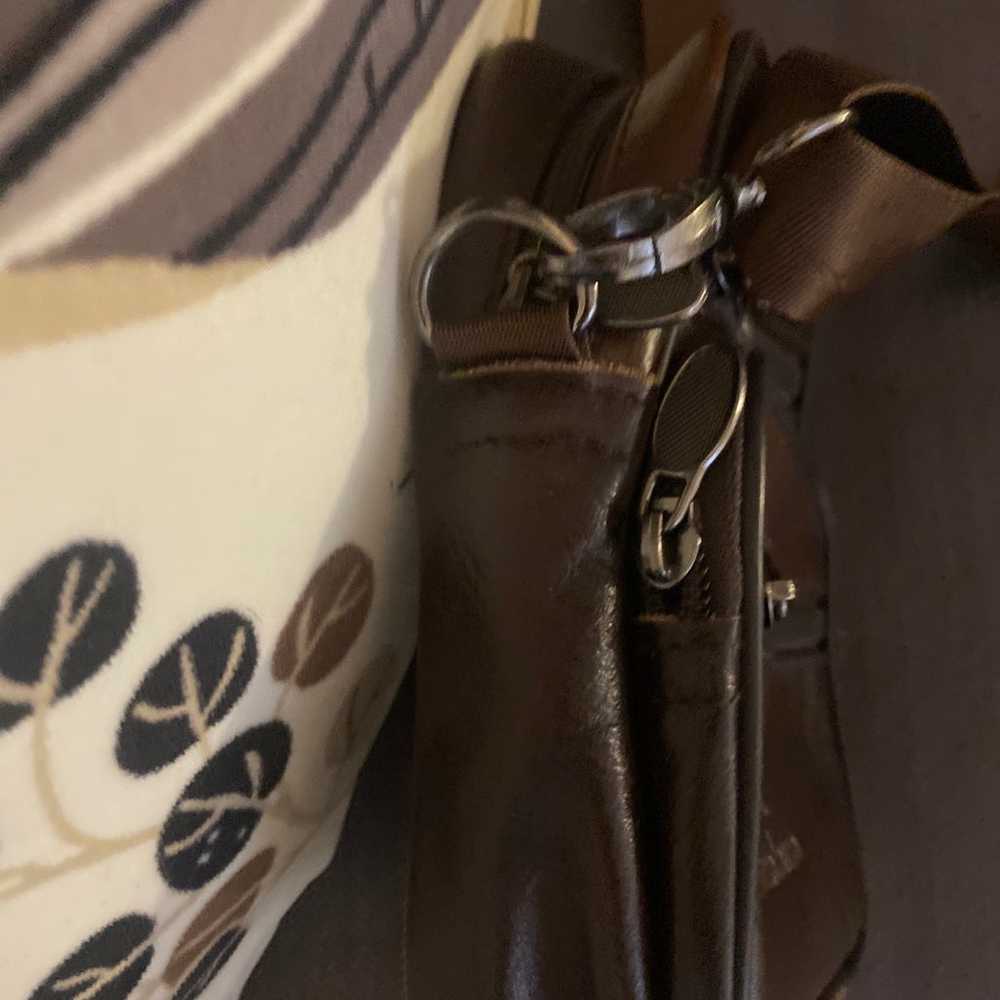 vintage leather sling bag - image 3