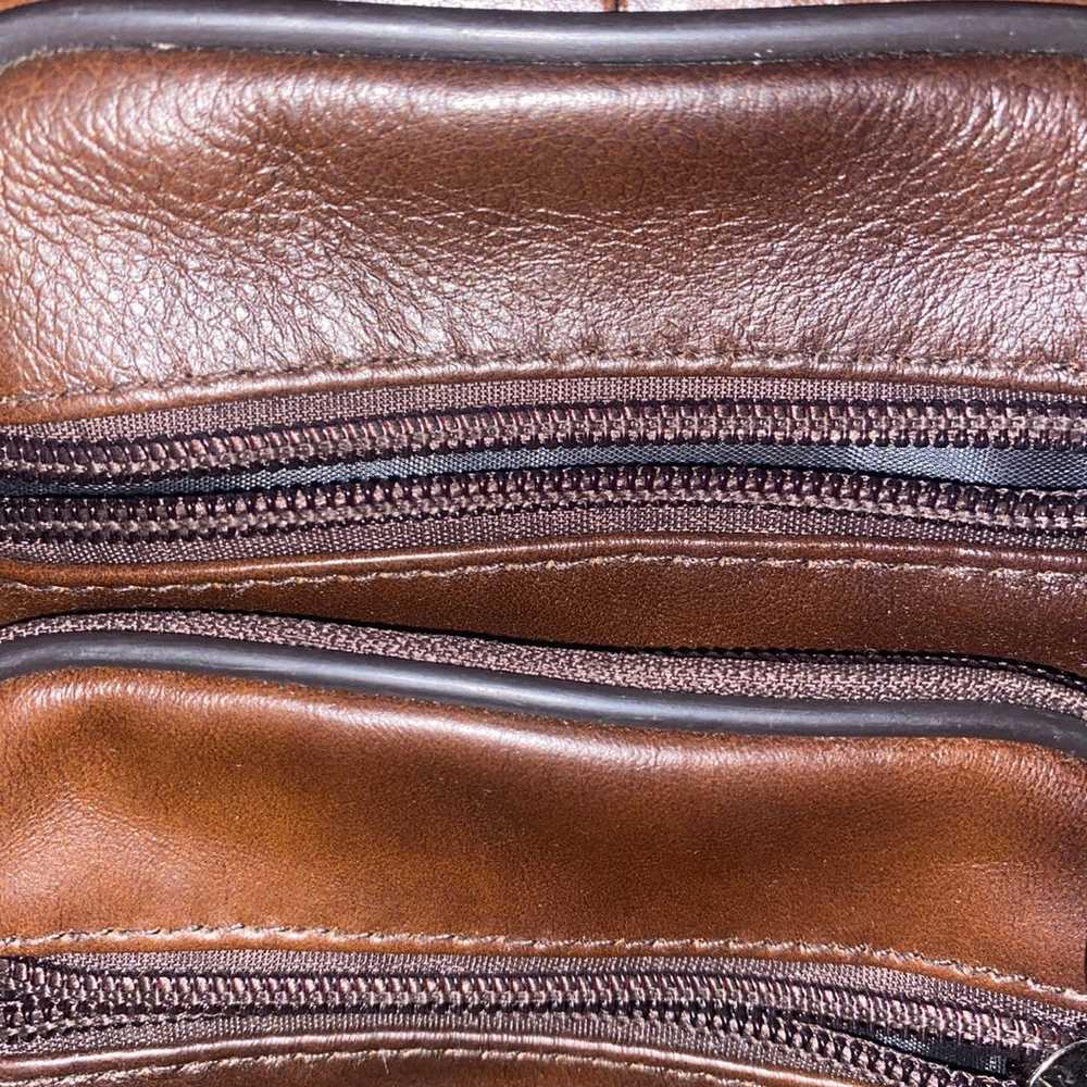 vintage leather sling bag - image 5