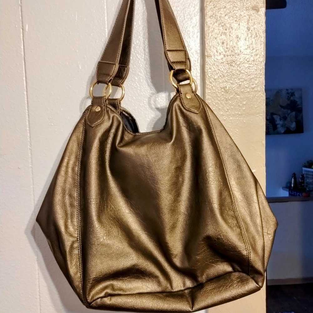 Vintage Tommy Hilfiger metallic shoulder bag - image 4