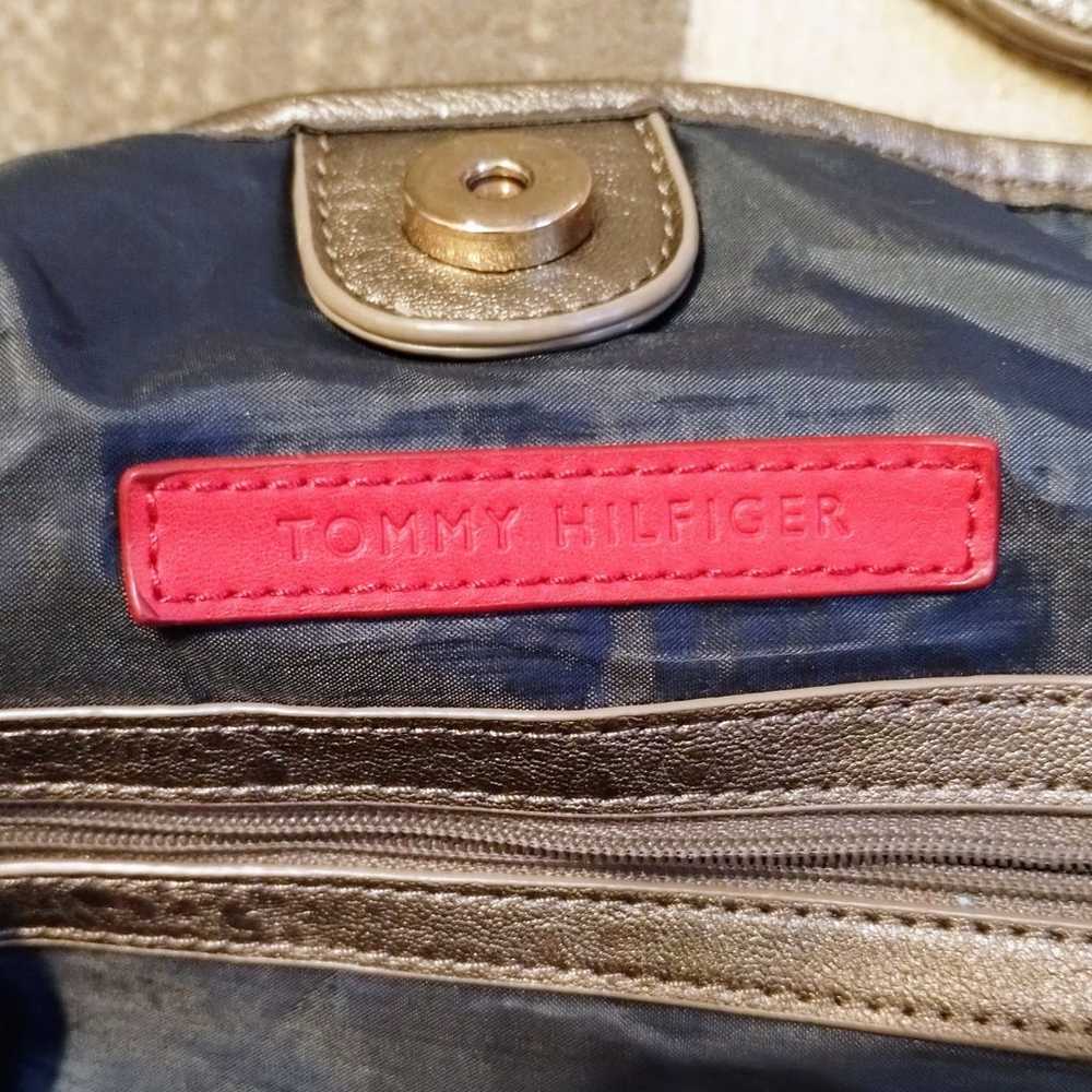 Vintage Tommy Hilfiger metallic shoulder bag - image 6