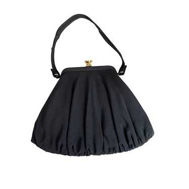 GARAY VINTAGE BLACK FABRIC MINI HANDBAG - image 1