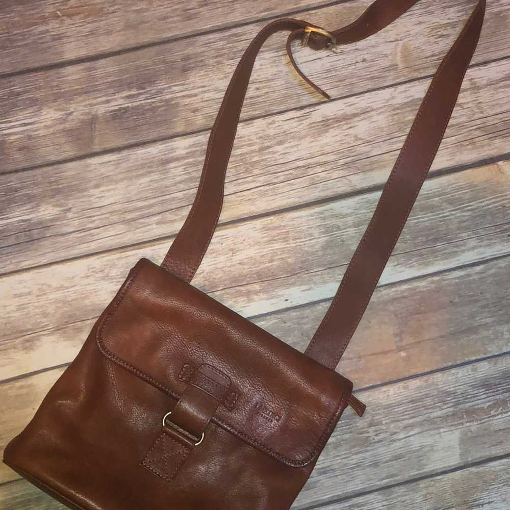 Genuine Leather Crossbody Bag - image 3