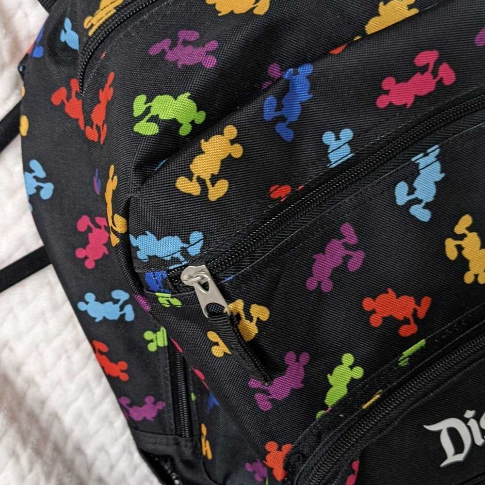 Disney Resorts Rainbow Mickey Mouse Backpack - image 3