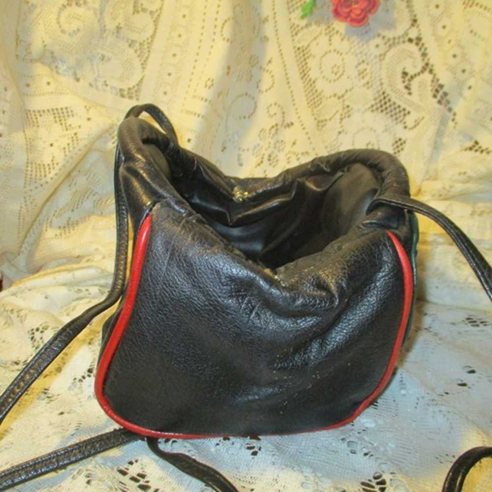 vintage Noble Handbags leather shoulder/cross bod… - image 11