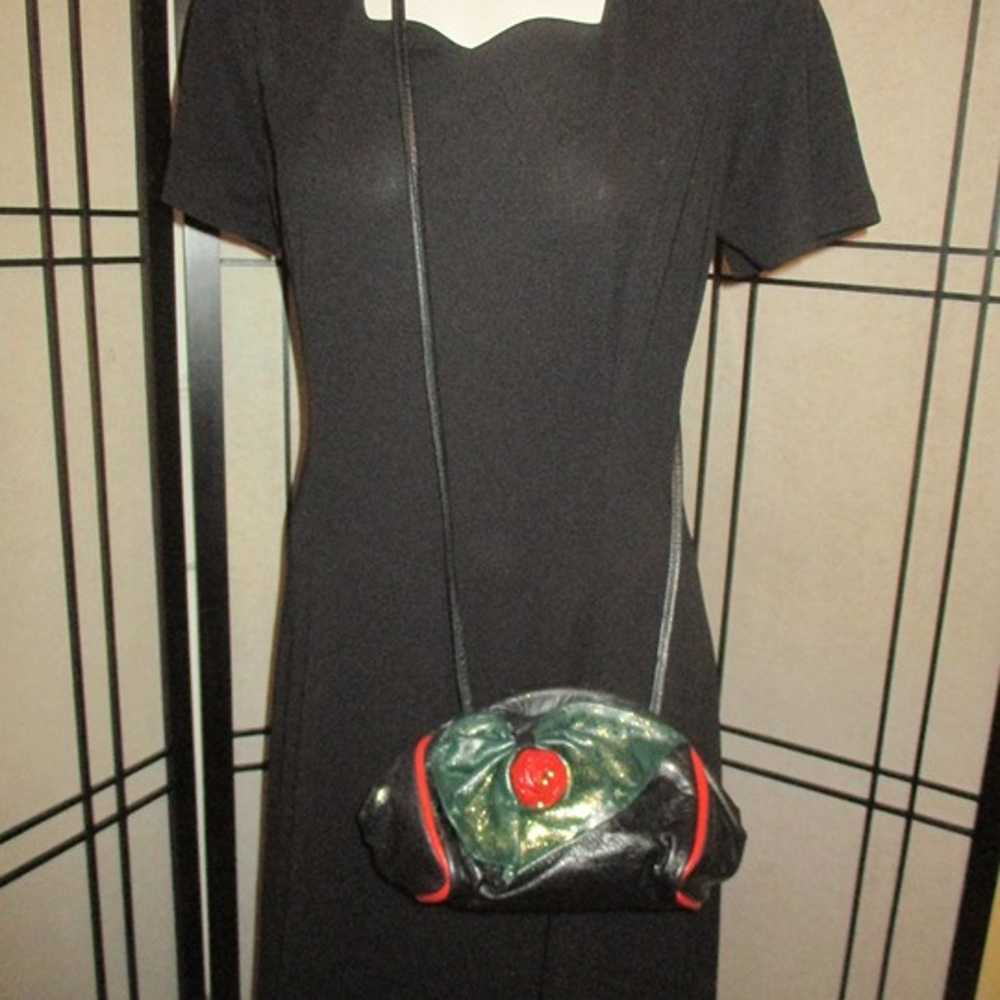 vintage Noble Handbags leather shoulder/cross bod… - image 3