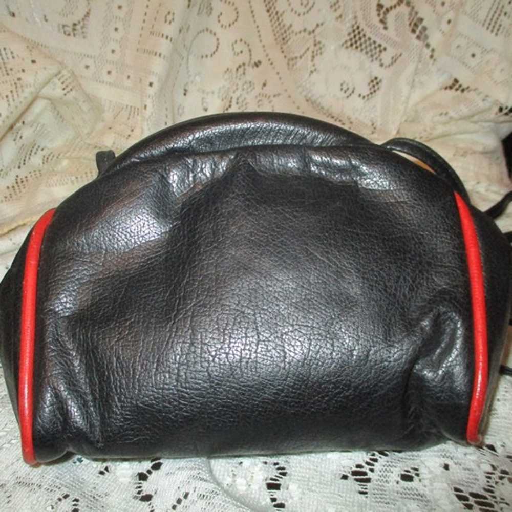 vintage Noble Handbags leather shoulder/cross bod… - image 5