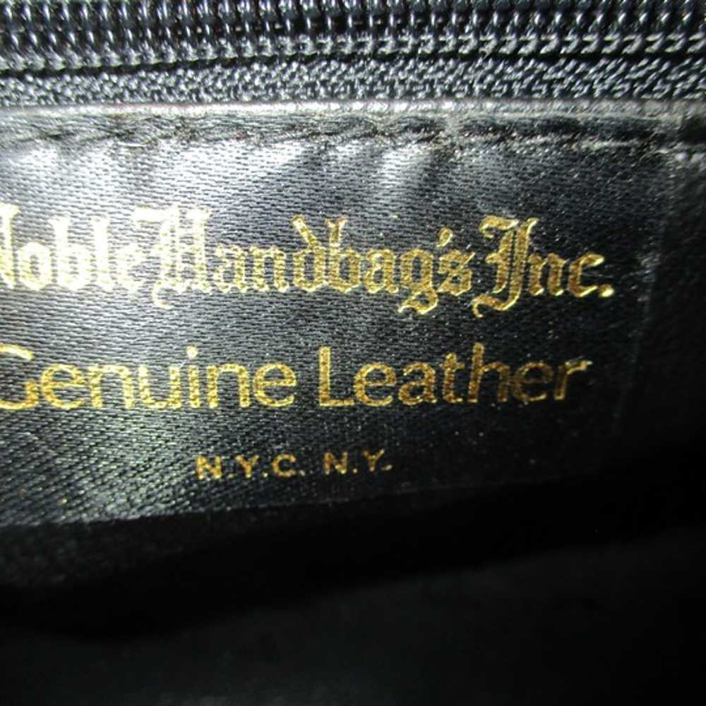 vintage Noble Handbags leather shoulder/cross bod… - image 6