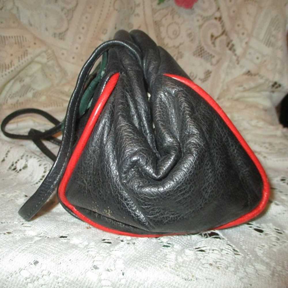 vintage Noble Handbags leather shoulder/cross bod… - image 8