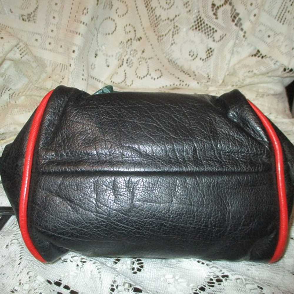 vintage Noble Handbags leather shoulder/cross bod… - image 9