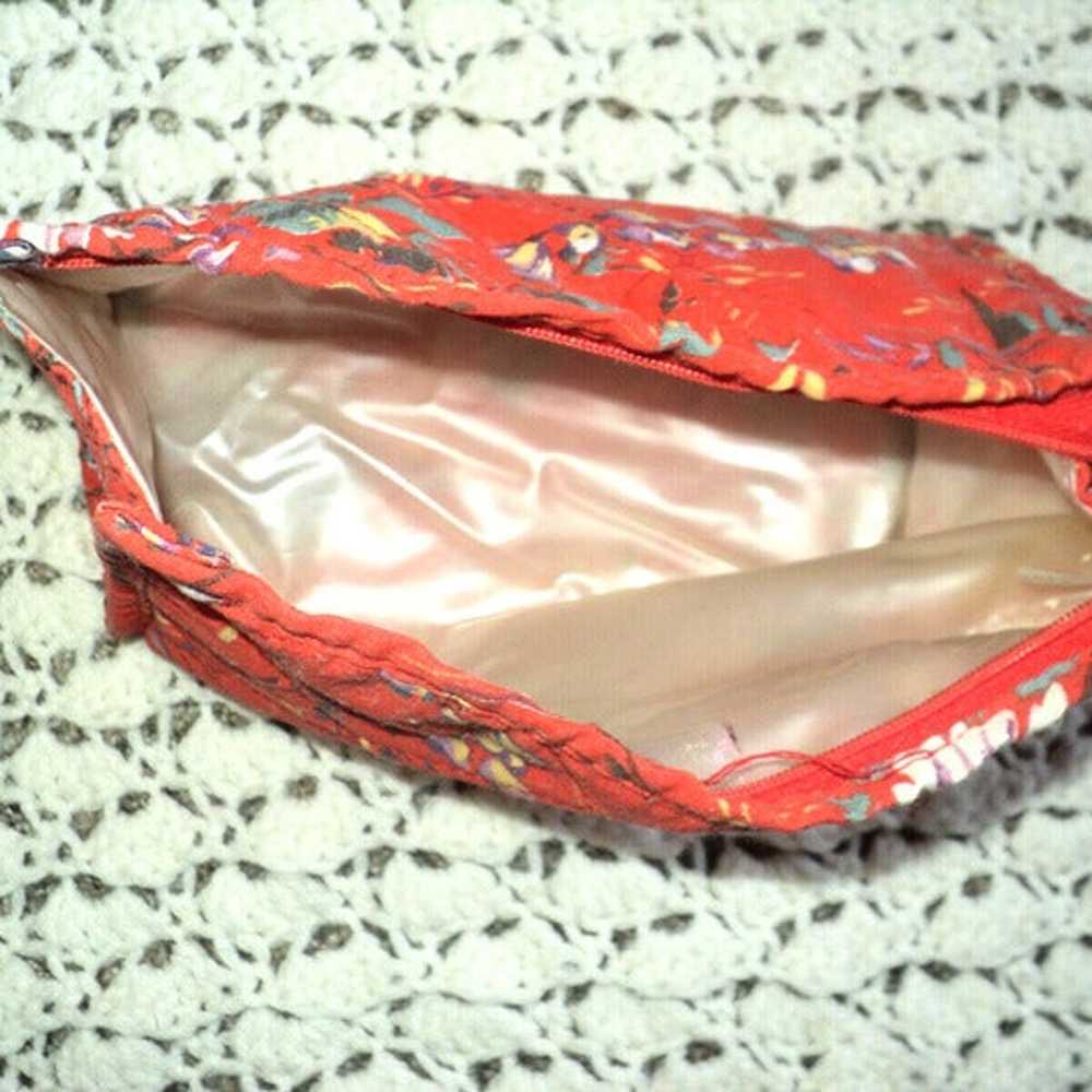 Travel Bag Set Red & Blue Floral 6 Pieces Plastic… - image 6