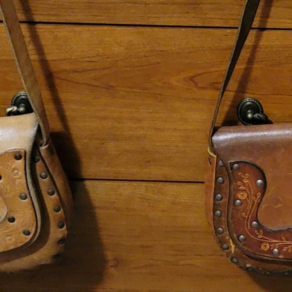 2 vintage Genuine leather purses - image 1