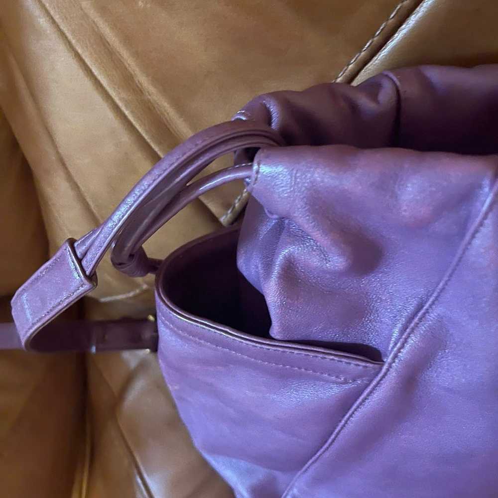 purple handbag - image 2