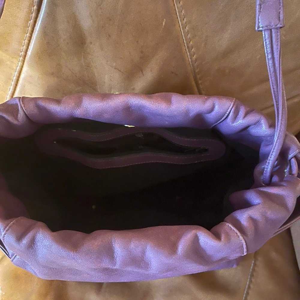 purple handbag - image 4
