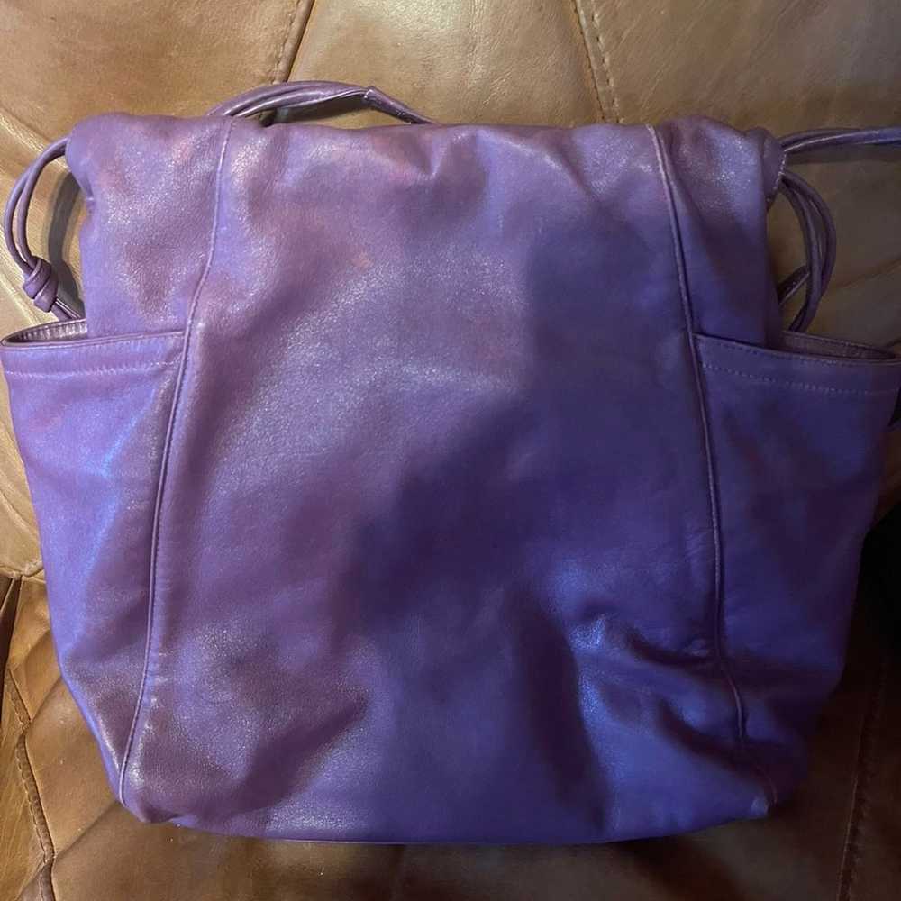 purple handbag - image 6