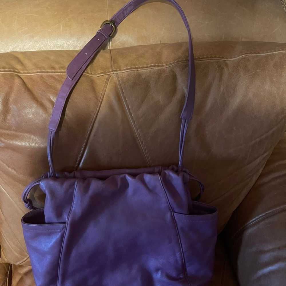 purple handbag - image 7