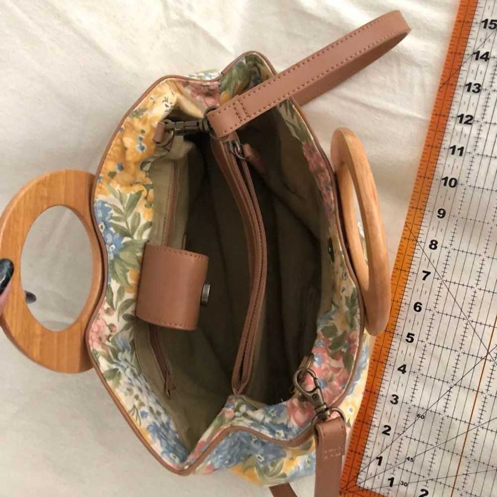 Fossil Purse With Bamboo Handles - image 2