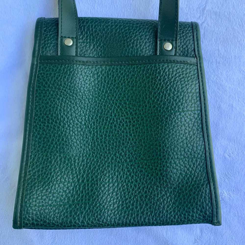 Vintage Guess green pebble leather cross body bag. - image 6