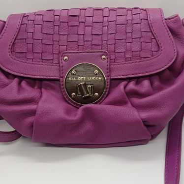 Hot Pink Vintage Elliott Lucca Crossbody Bag NWOT - image 1