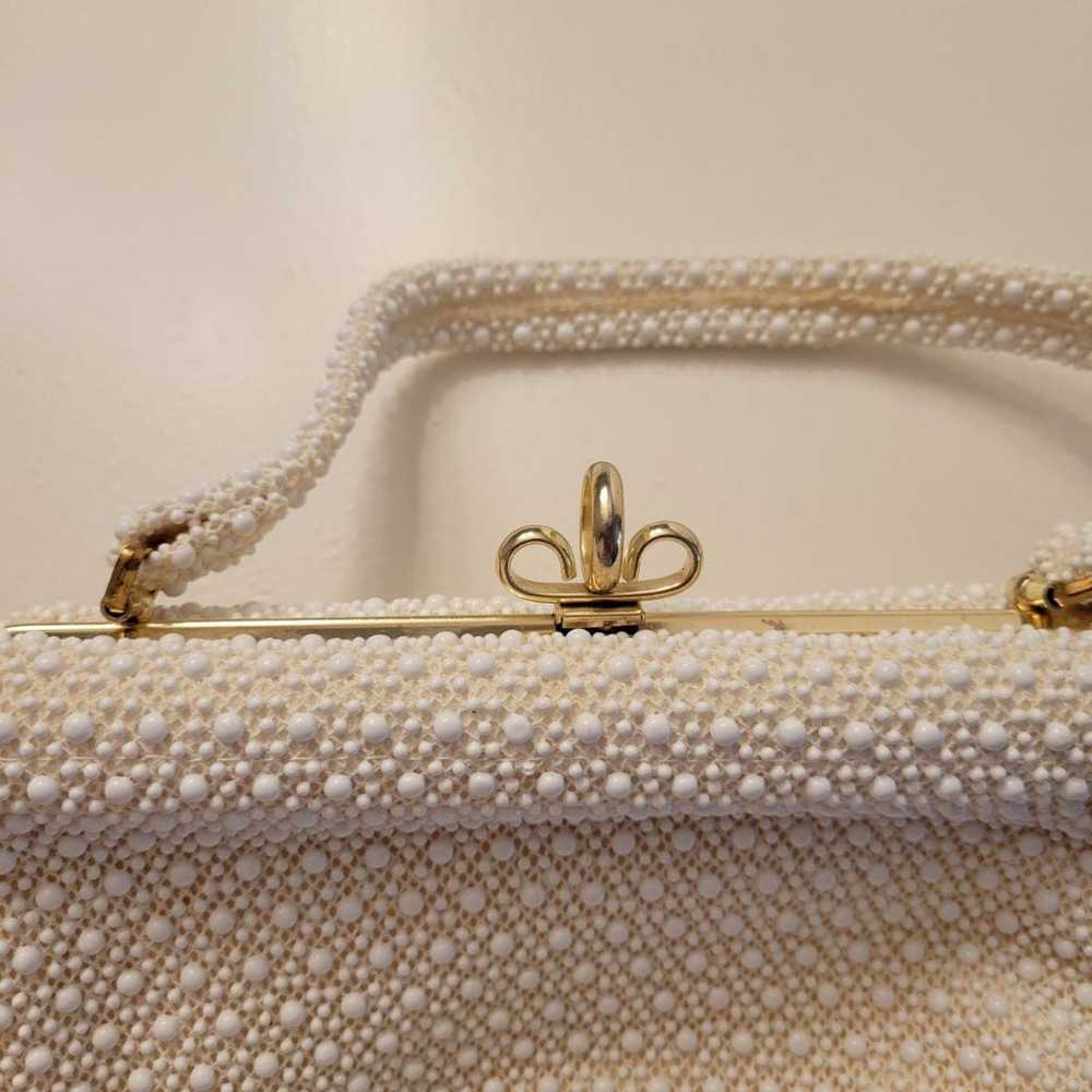 VINTAGE LUMURED CORDE BEAD HANDBAG - image 10