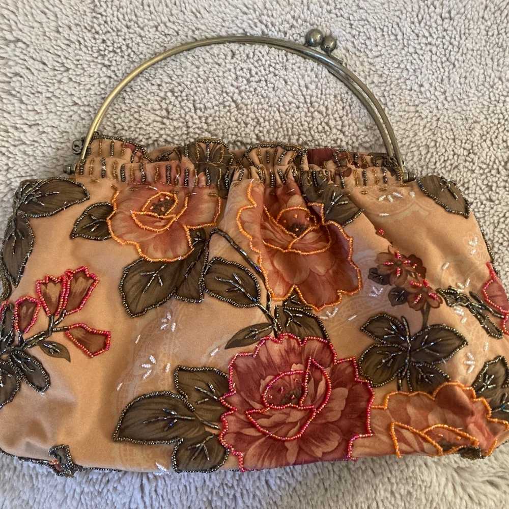 Hand beaded vintage purse - image 2