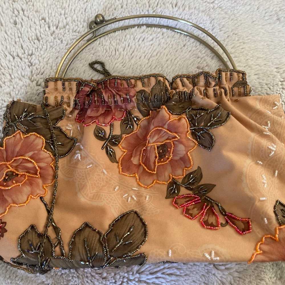 Hand beaded vintage purse - image 7