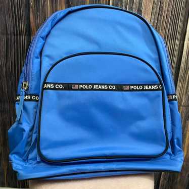 Vintage polo jeans backpack - image 1