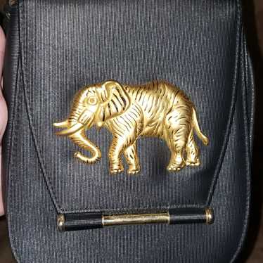 Vintage Elephant boho purse - image 1