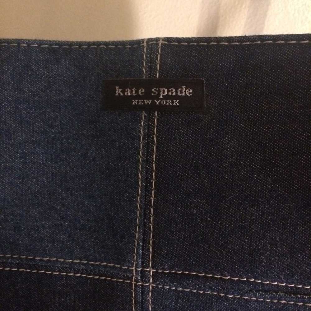 Vintage kate spade denim patchwork purse - image 3