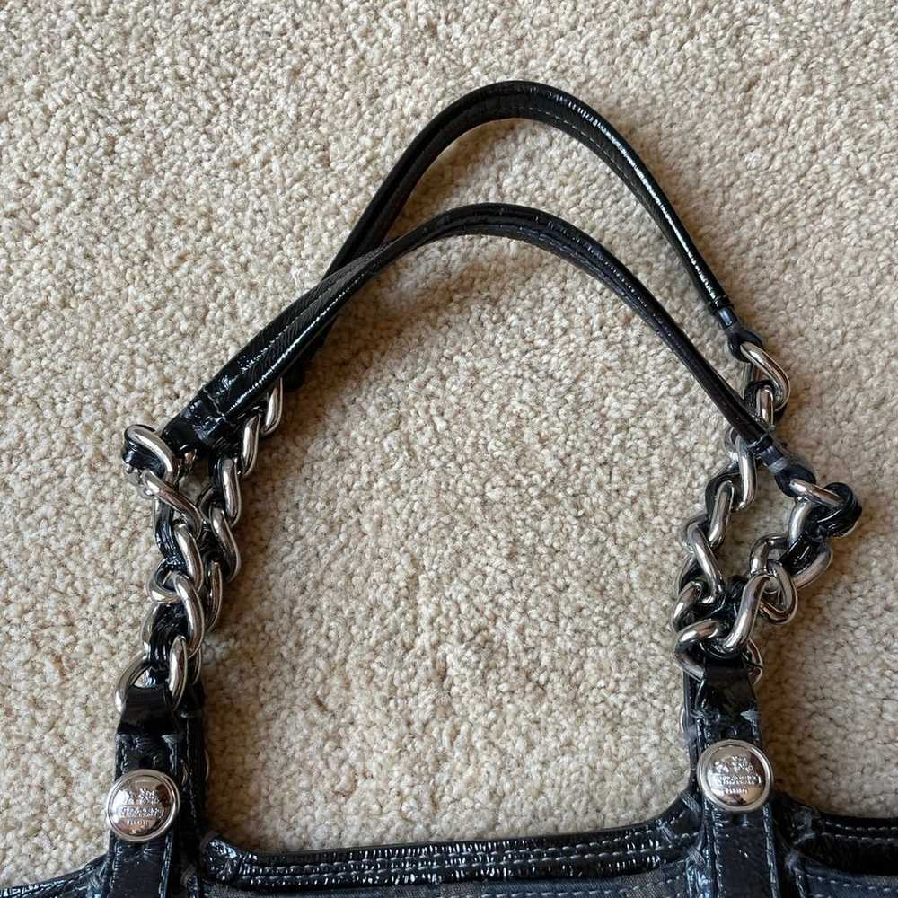 Black Vintage Coach Bag - image 6