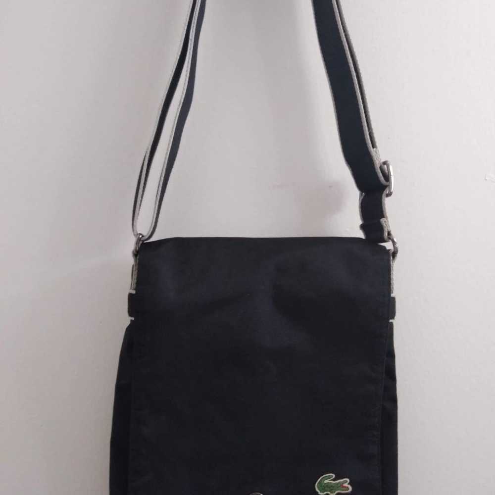 Lacoste Black Messenger Bag Vintage - image 1