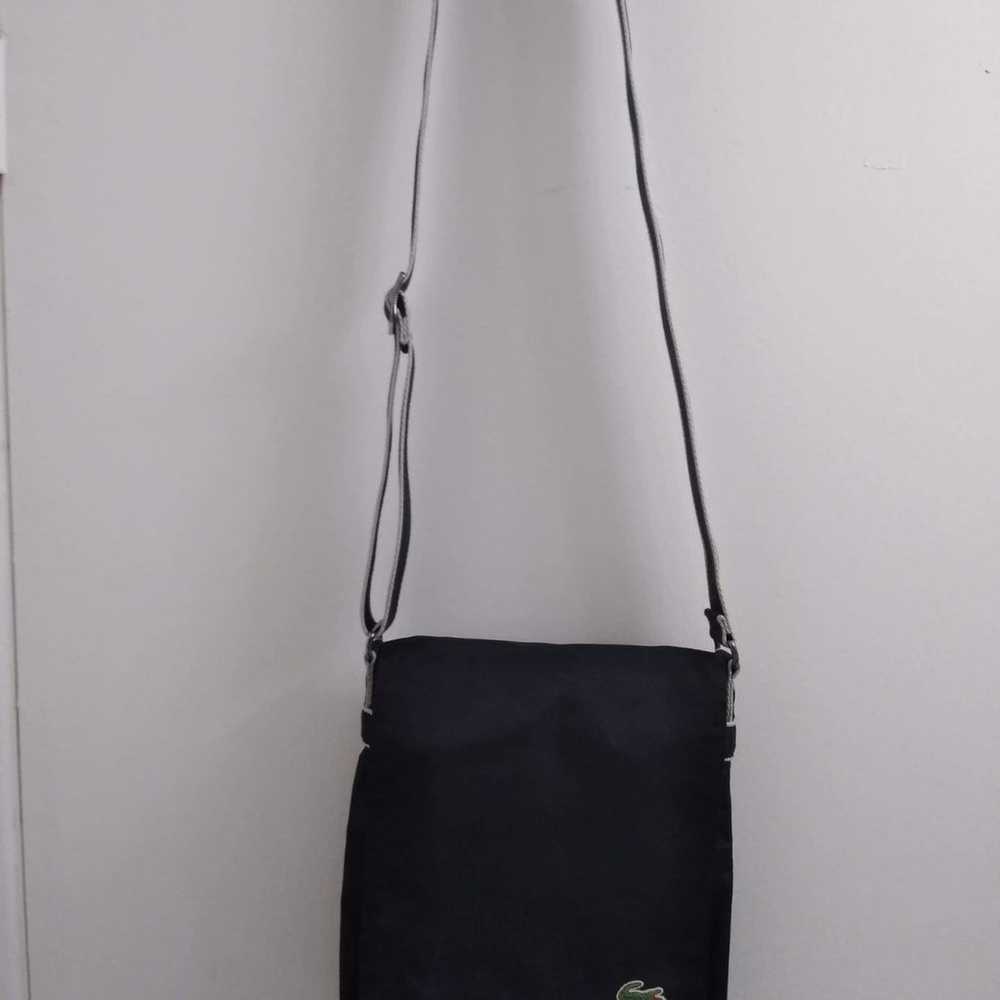 Lacoste Black Messenger Bag Vintage - image 7