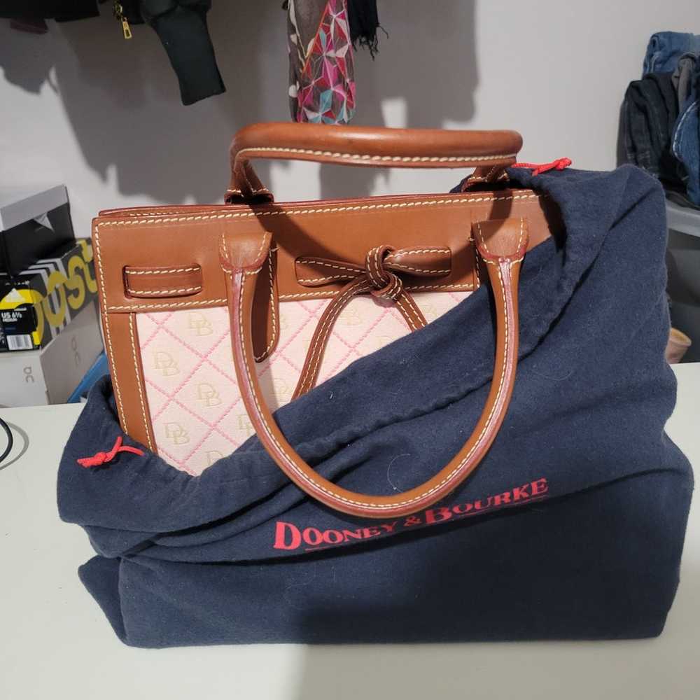 Dooney & bourke vibtage pink purse - image 9