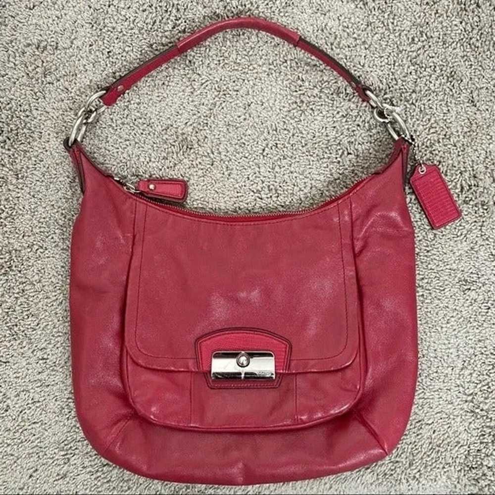 NWOT Coach Red Leather Purse - image 10