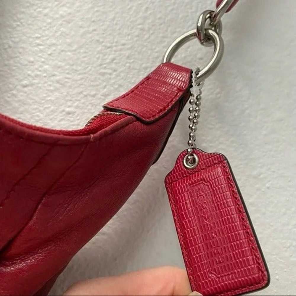 NWOT Coach Red Leather Purse - image 11