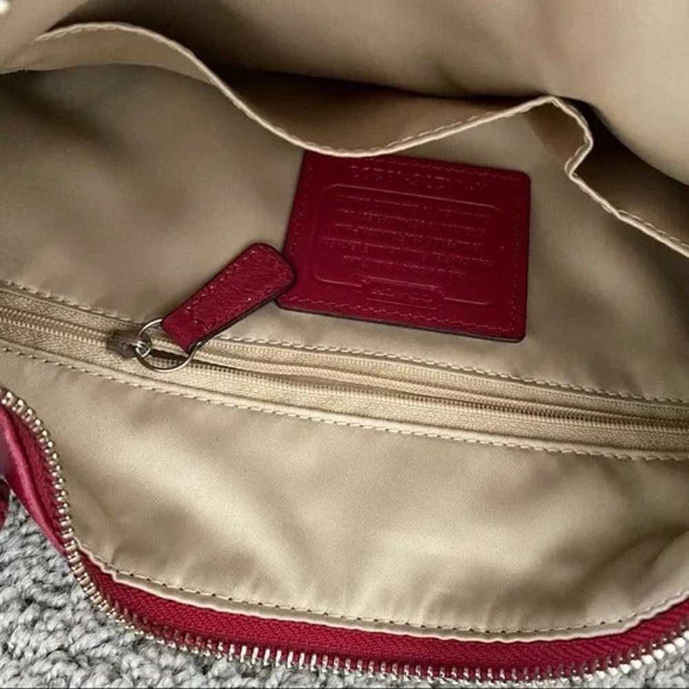 NWOT Coach Red Leather Purse - image 5