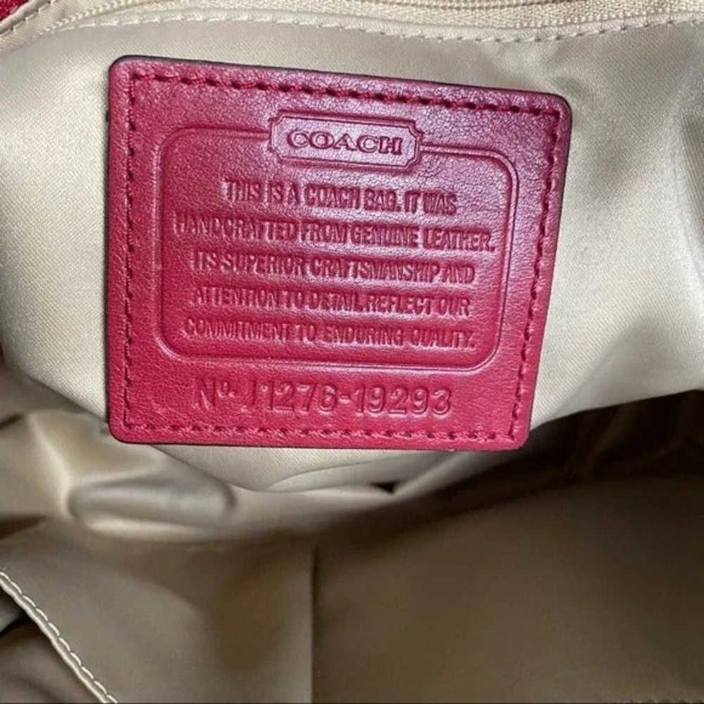 NWOT Coach Red Leather Purse - image 8
