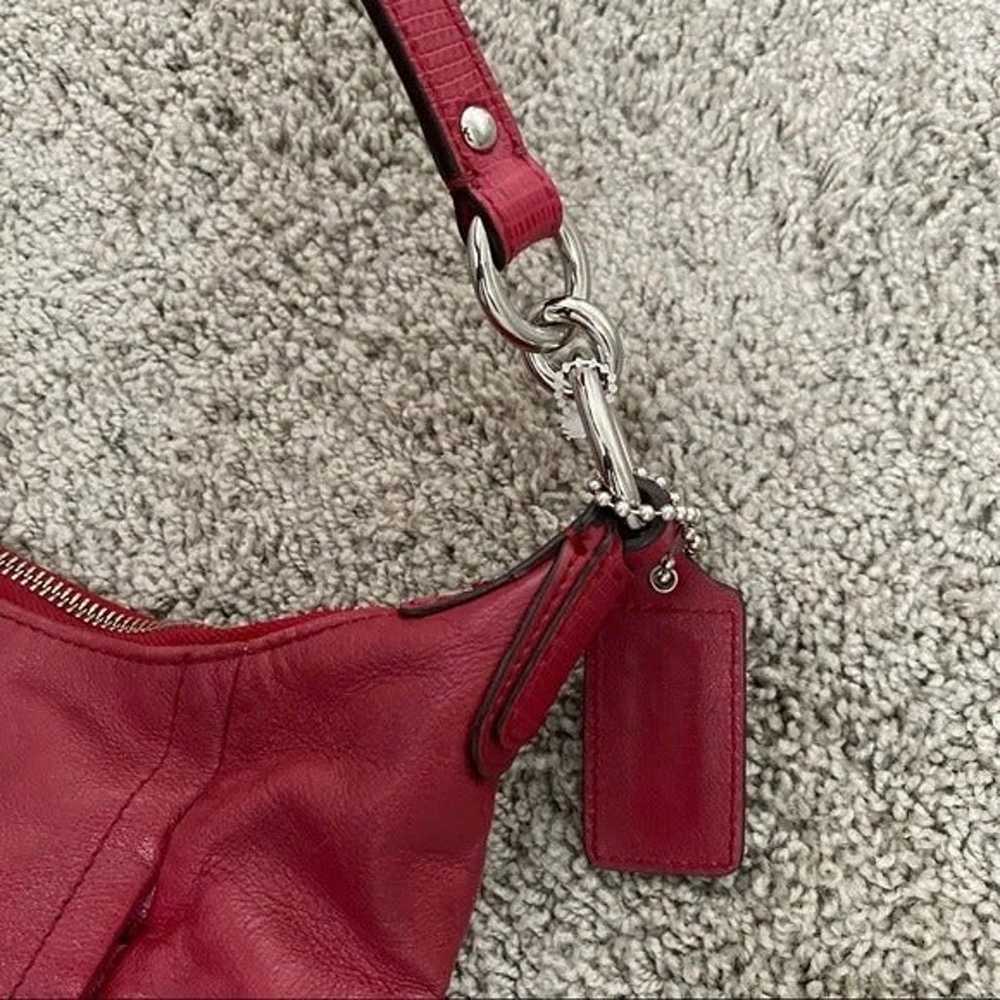 NWOT Coach Red Leather Purse - image 9