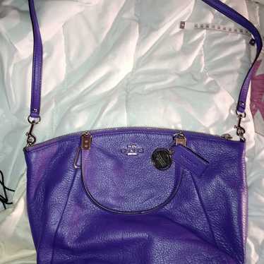 Authentic coach 5696 totes bag monogram purple, Women's Fashion, Bags &  Wallets, Purses & Pouches on Carousell
