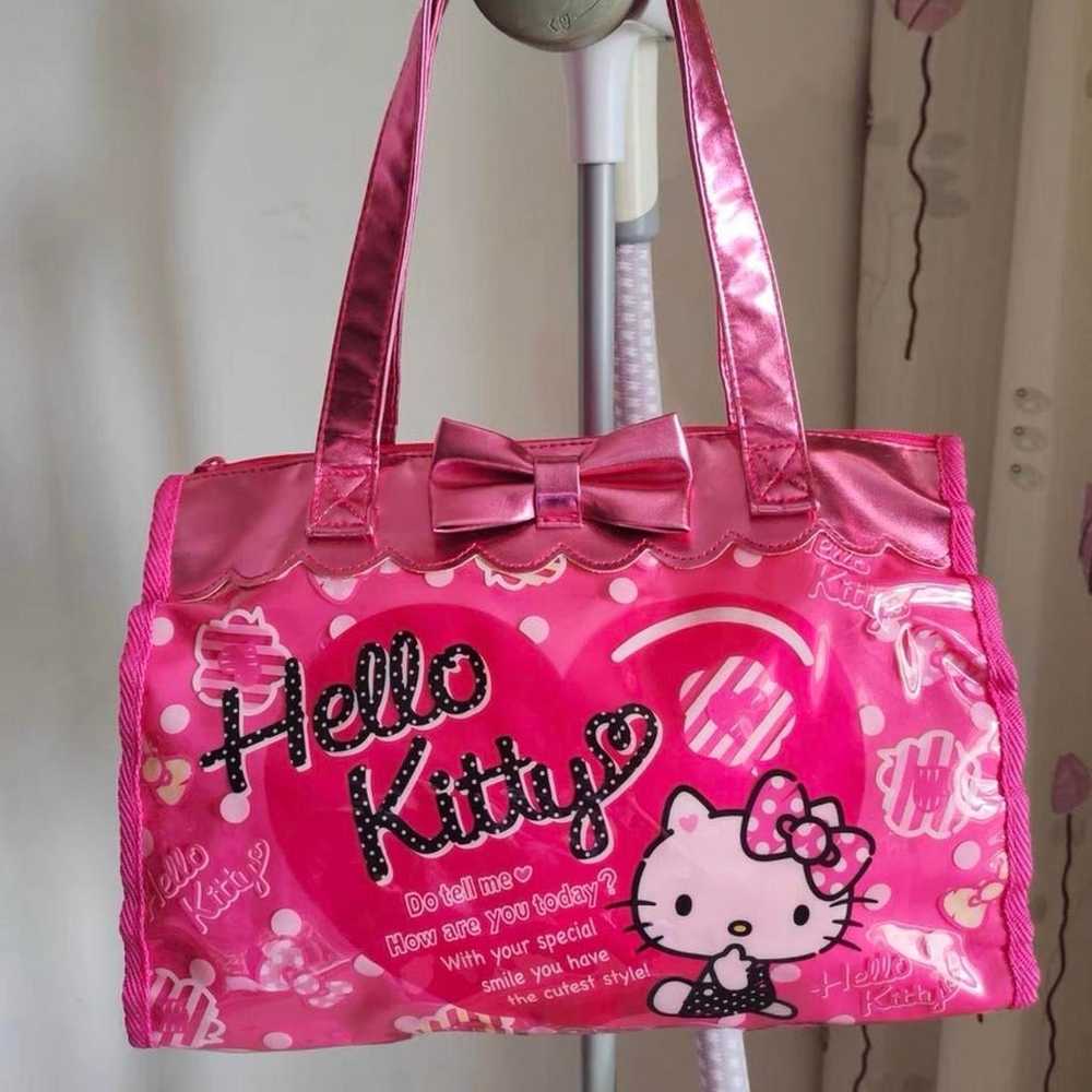 Hot Pink Hello Kitty Shoulder Bag/Purse/Tote Vint… - image 2
