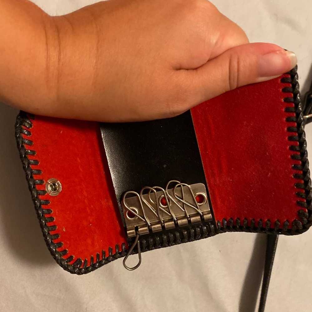 Vintage leather messenger purse - image 4
