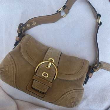 Honey Yellow Suede MINI BAG – Caroline Mazurik Handbags