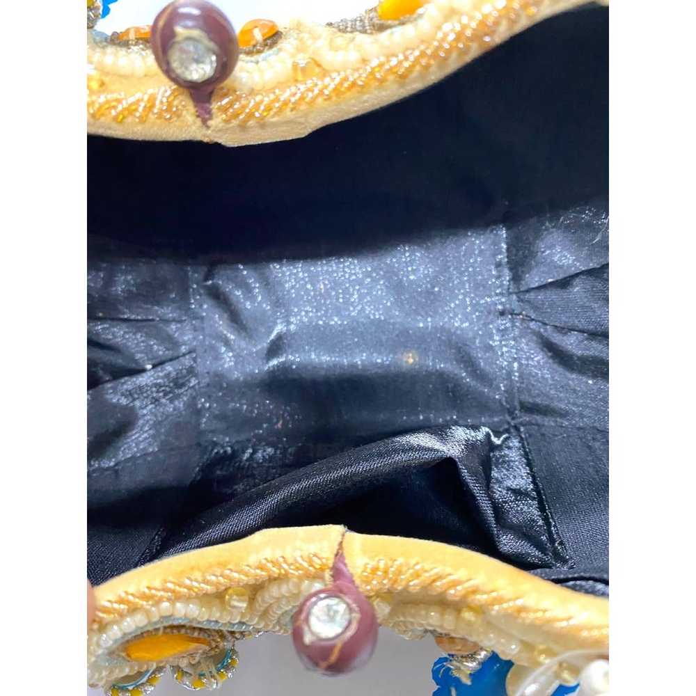 NWOT Beaded Handbag Vintage Perfect Condition Mul… - image 10