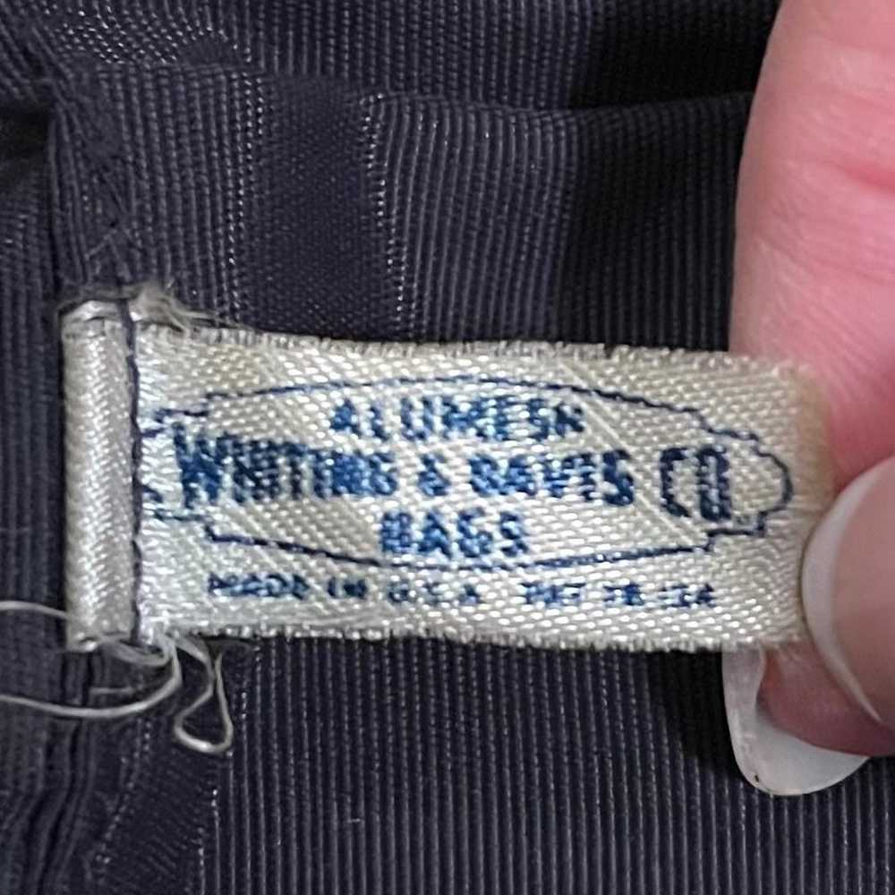 Whiting & Davis Ivory Enamel Mesh Handbag w Bakel… - image 8