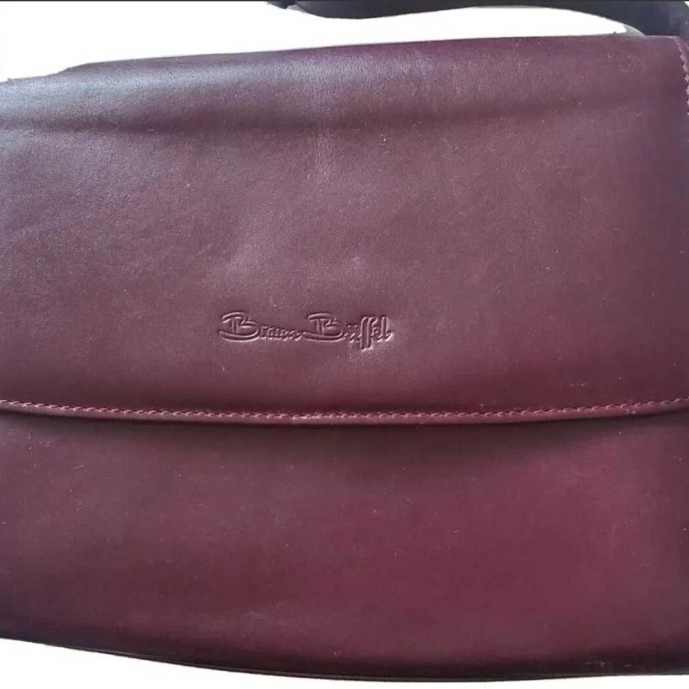Braun Buffel Vintage Genuine Leather Burgundy Sho… - image 2