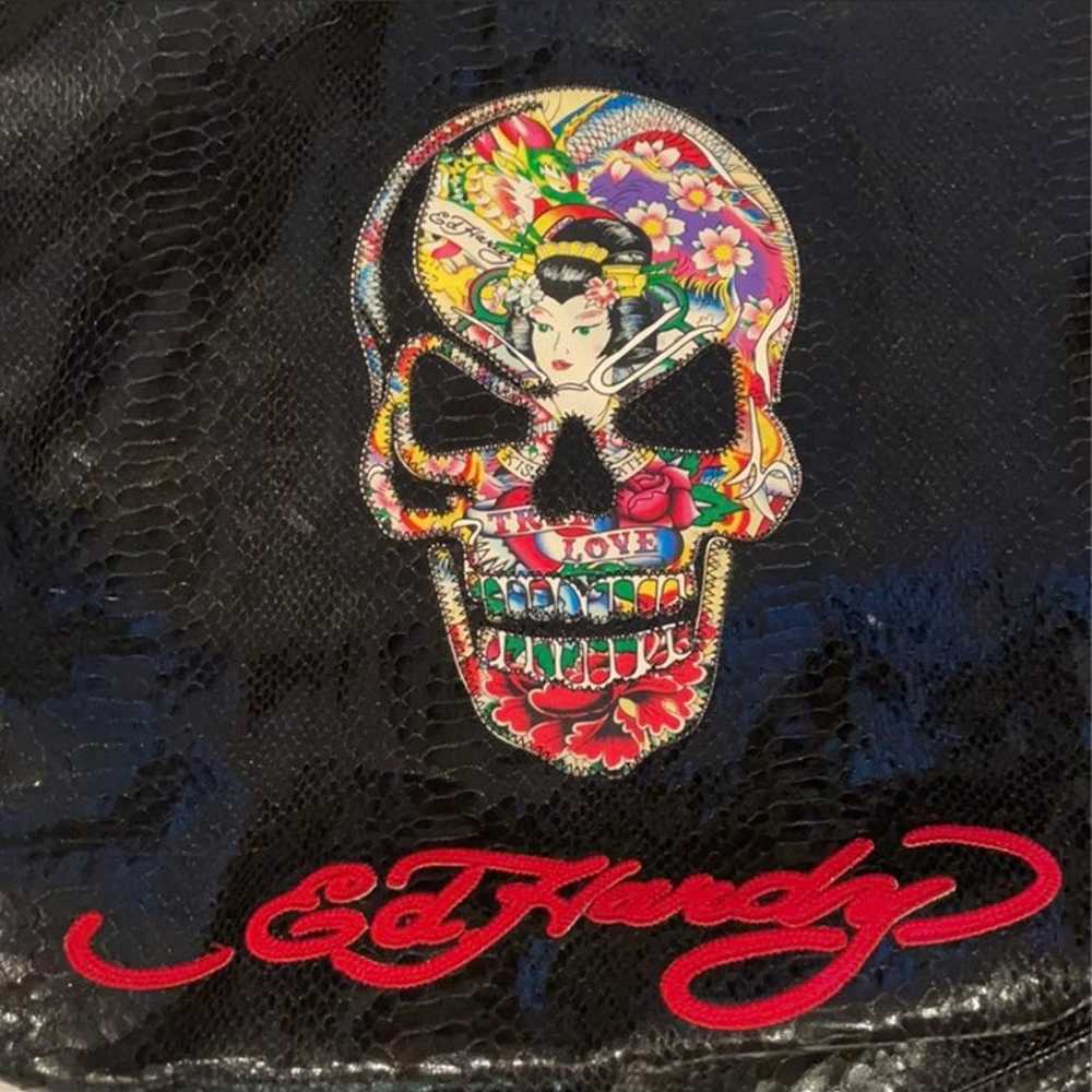 NWOT Ed Hardy Vintage Skull Tote - image 2