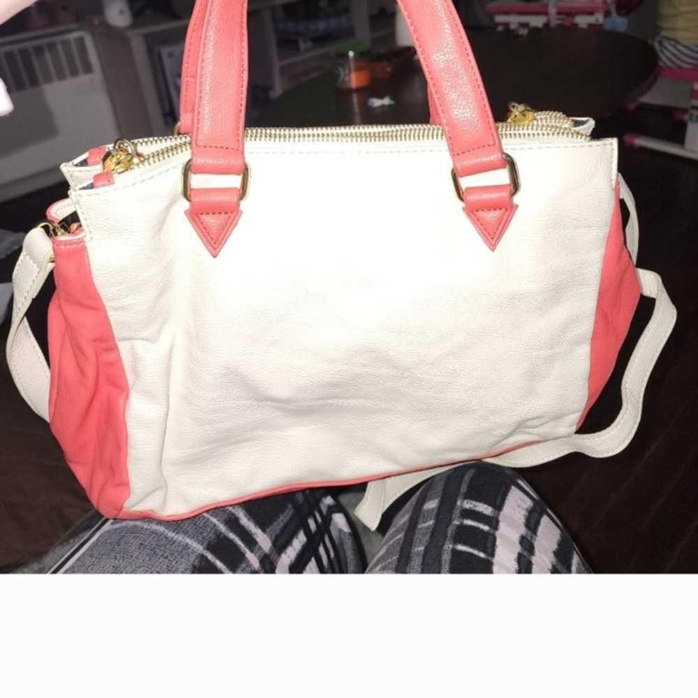 Rare vintage betsey johnson 3 sectional satchel - image 4