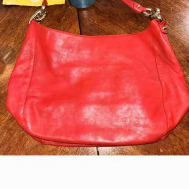 Y2k vintage Juicy couture red leather tote - image 1