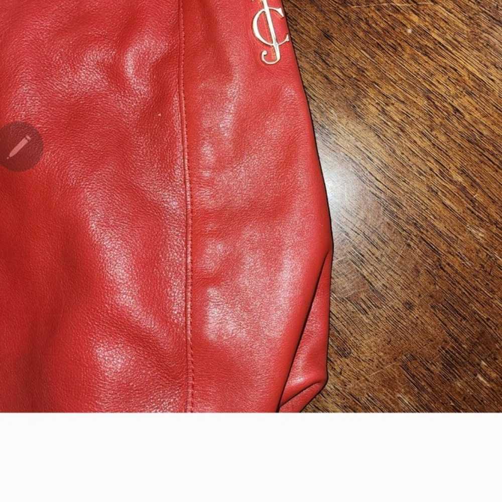Y2k vintage Juicy couture red leather tote - image 4