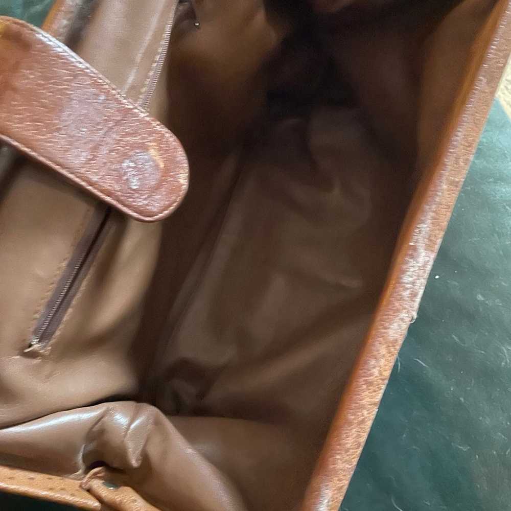 Genuine Ostrich Leather Doctors Bag - vintage - image 5