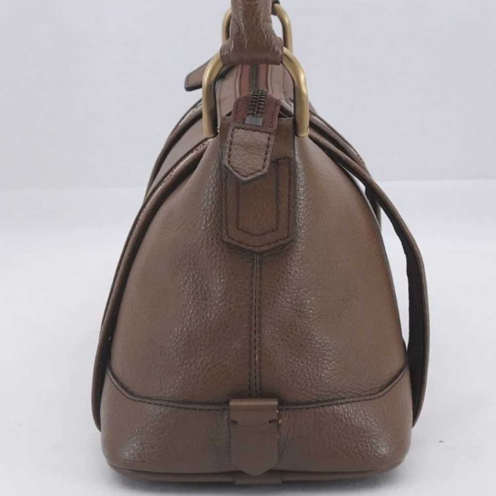 Auth Burberry Vintage Leather Shoulder - image 3